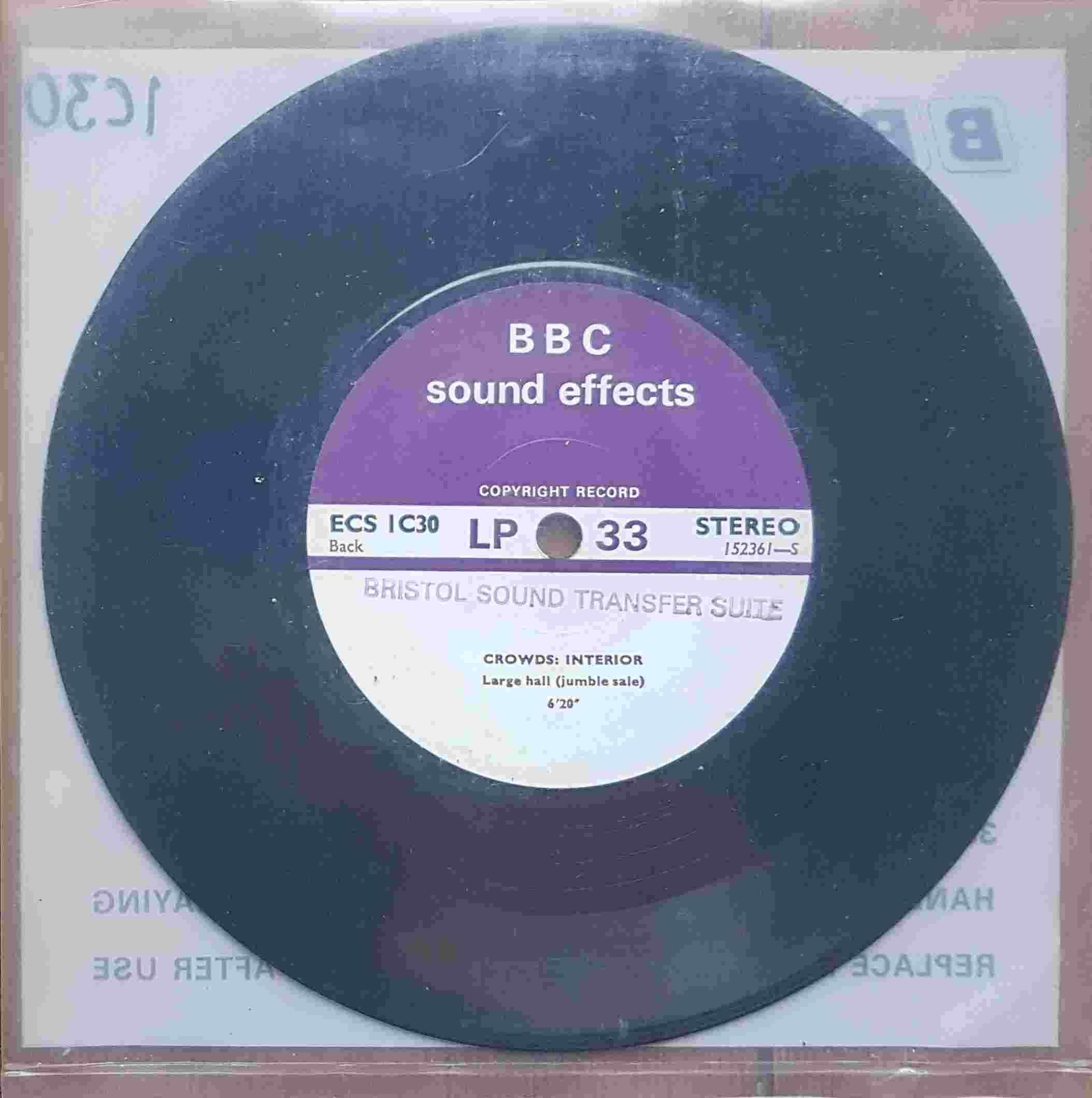 Picture of ECS 1C30 Crowds: Interior by artist Not registered from the BBC records and Tapes library